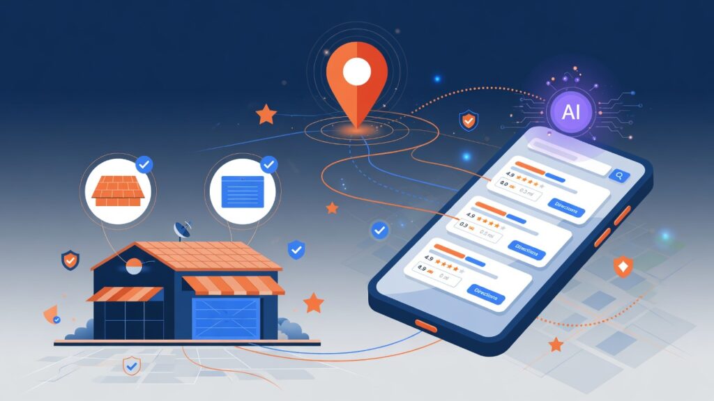 What local SEO looks like in 2026 for small businesses including Google Maps AI Overviews relevance trust authority and activity signals
