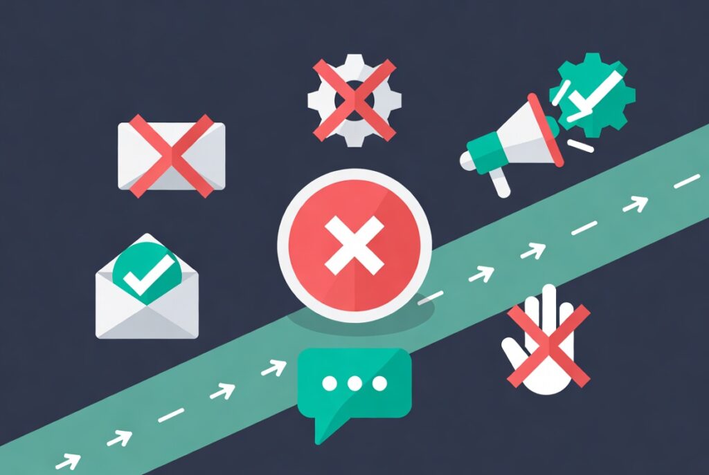 Where AI helps in email marketing illustration: AI for subject lines and copy vs strategy and list quality, email marketing best practices 2026 for small businesses